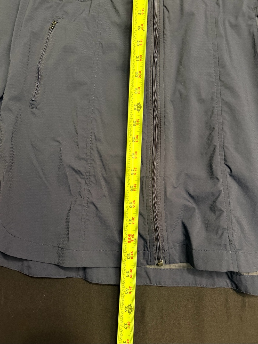 Athleta Navy Hooded Packable rain jacket windbreaker Jacket lightweight - Picture 16 of 16